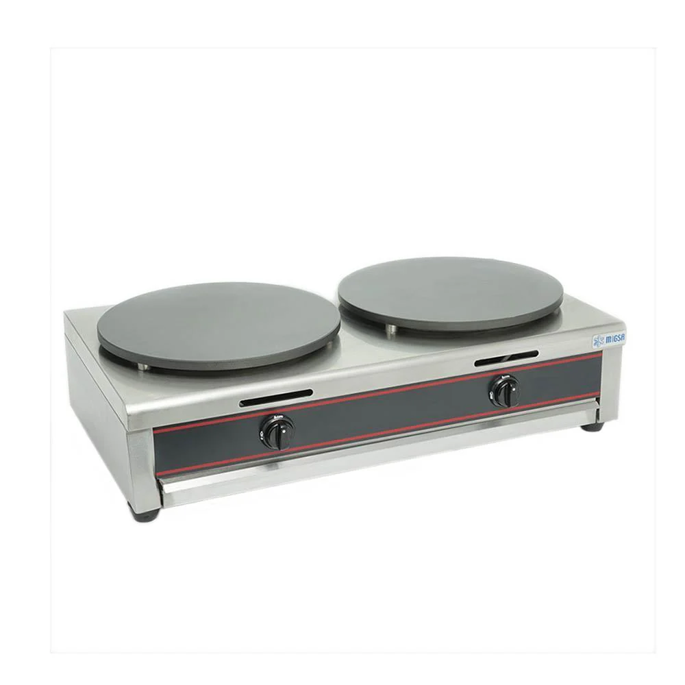 Crepera doble a gas Migsa GM-2