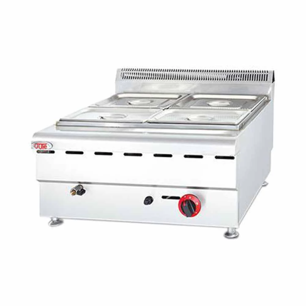 Baño maría modular de 4 tinas a gas Migsa HGF-609