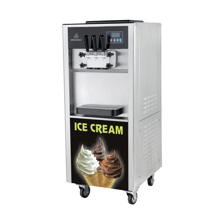 Máquina de helado suave de piso con sistema nocturno Modelo BQL-825E-P/240