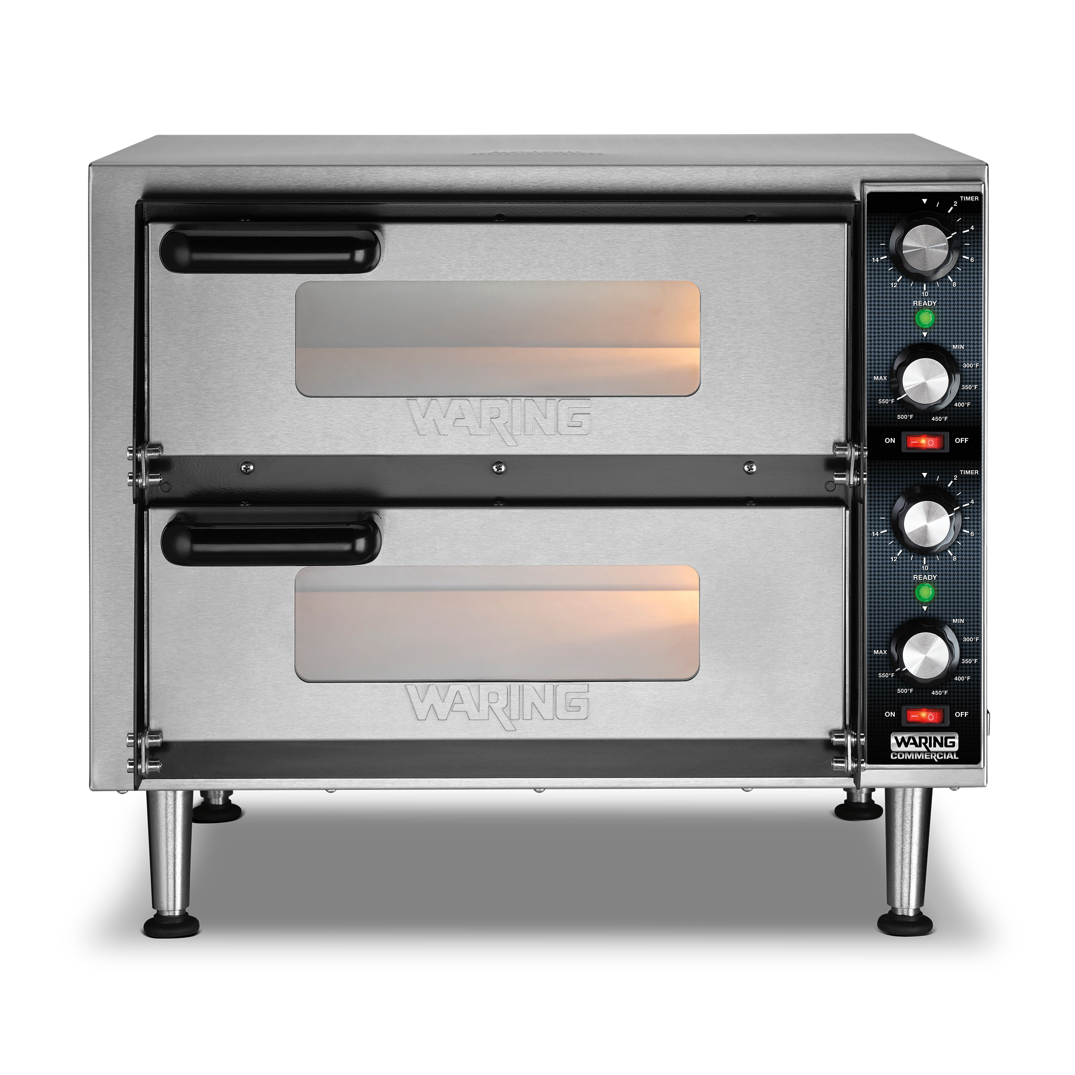 Horno de pizza de dos pisos de 14" WPO350