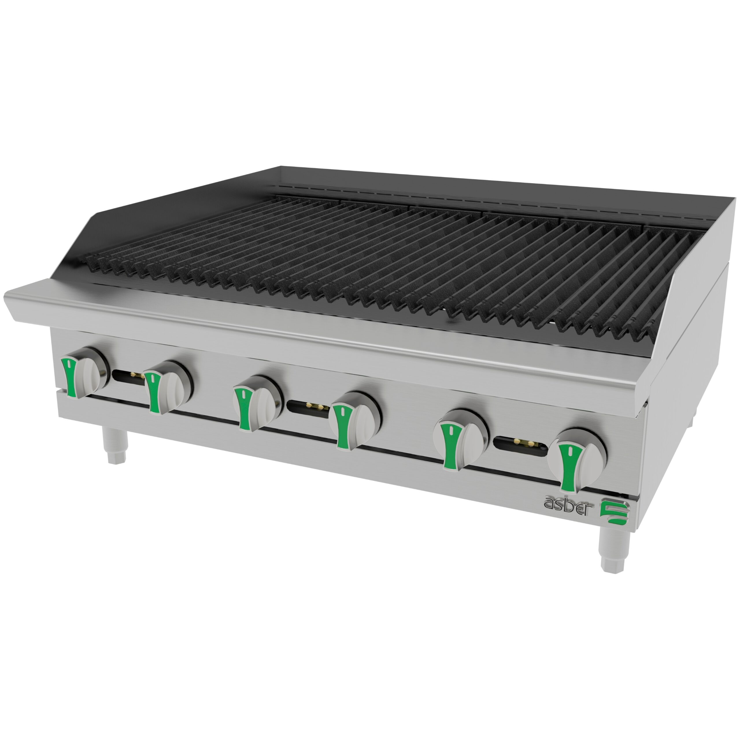 Asador Radiante Asber AERB-36-EM Con Sercha Perimetral Emerald Line
