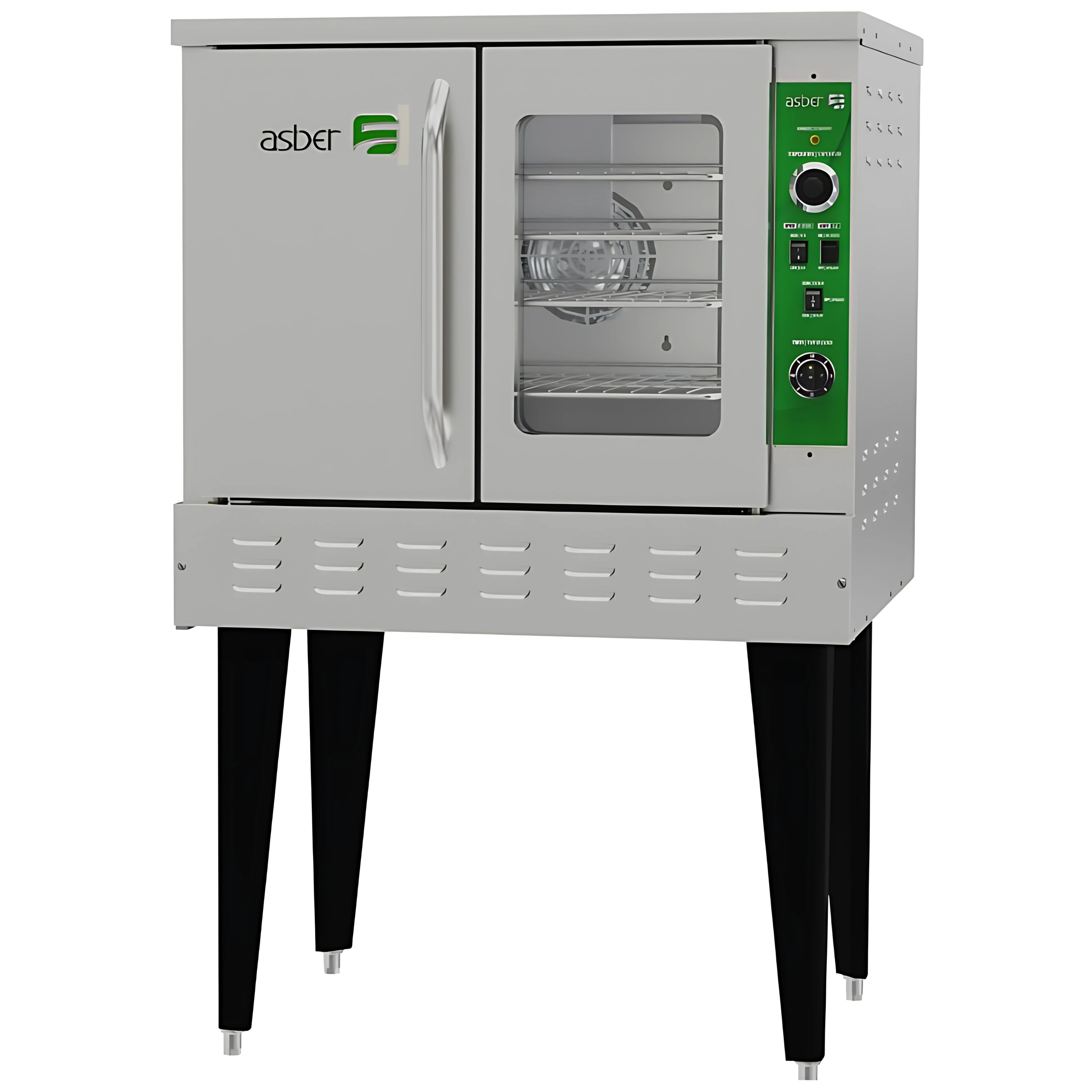 Horno de Conveccion a Gas Asber AECO-1-EM LINEA EMERALD