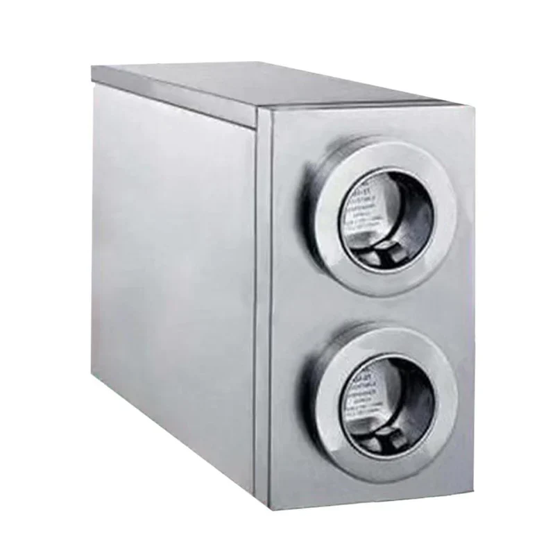 DESPACHADOR DE VASOS DE DOS SECCIONES CON GABINETE SKU: HCW-2