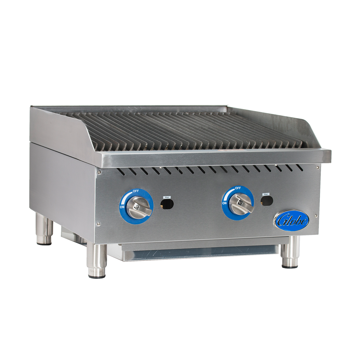 Parrilla a gas de mostrador GLOBE GCB24G-SR